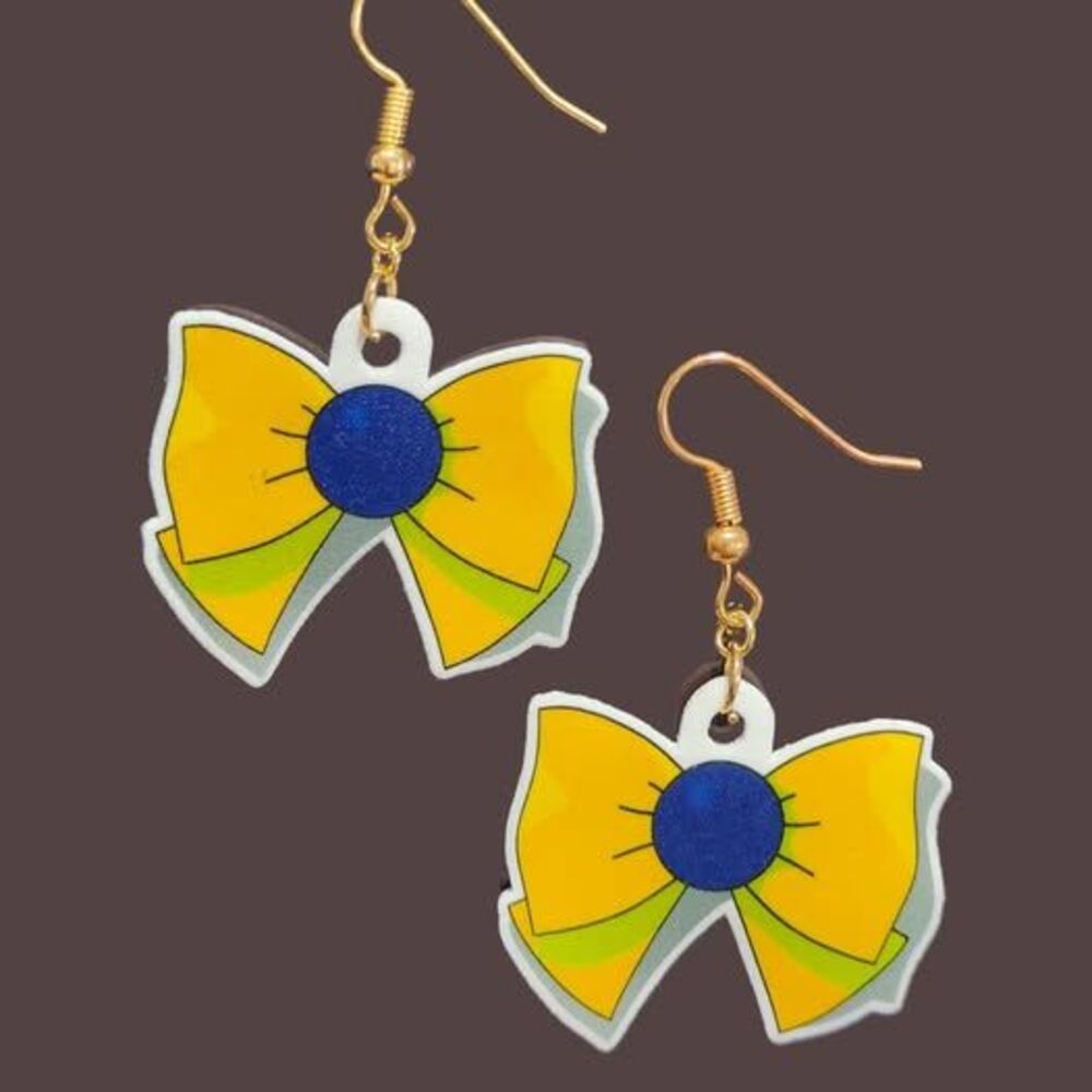 Sailor Moon Sailor Uranus Earrings-Posts-Gold